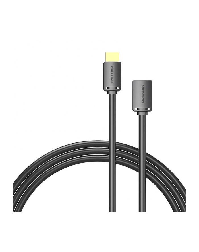 Vention Kabel Hdmi-a męski do Hdmi-a żeński 4K Hd 0,5m 4K@60Hz Czarny główny