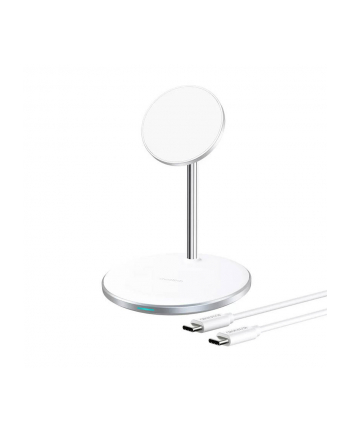 Choetech Ładowarka Bezprzewodowa Qi 15W Do Iphone I Airpods Uchwyt Magnetyczny Kompatybilny Z Magsafe Srebrny (T581-F) nr 1