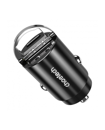 Choetech Ładowarka Samochodowa Tc0006 1X Usb A C 30W Pd 3 0 Czarna