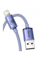 Baseus Kabel USB - Lightning Crystal Shine 1.2 m Fioletowy - nr 3