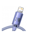 Baseus Kabel USB - Lightning Crystal Shine 1.2 m Fioletowy - nr 4