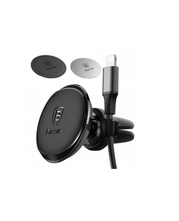 Baseus Magnetyczny Uchwyt Samochodowy Do Kratki Czarny