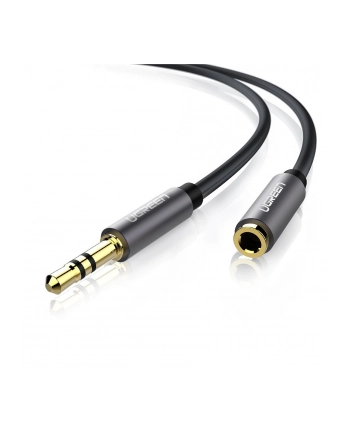 Ugreen przewód kabel przedłużacz AUX 3,5 mm mini jack 1m srebrny (10592)