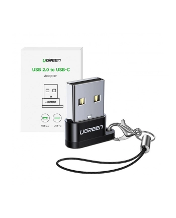Ugreen Adapter Usb Usb-C Do Usb-A 2.0 (Czarny)