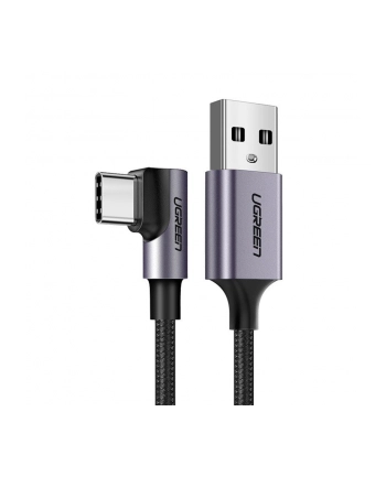 UGREEN KABEL USB DO USB-C KĄTOWY US284, 3A , 3M (CZARNY)