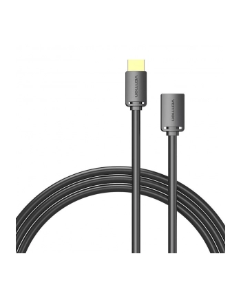 Vention Kabel Hdmi-a męski do Hdmi-a żeński 4K Hd 0,5m 4K@60Hz Czarny