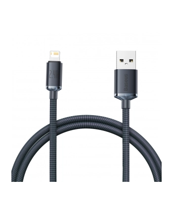 BASEUS Kabel USB Lightning Crystal Shine 1.2 m Czarny