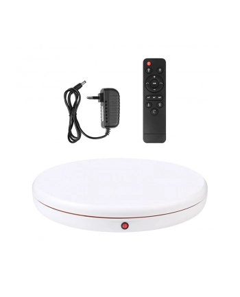 Puluz Obrotowa Podstawka Do Zdjęć 45 Cm (Biała) (41709)