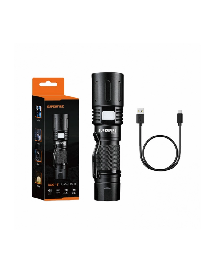 Supfire Latarka X60-T, Usb, 1500Lm, 3700Mah główny