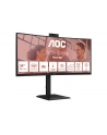 aoc international AOC CU34E4CW 34inch 3440x1440 120HZ VA CURVED H/A 180 MM USB-C DOCKING Daisy chain TUV EyeComfort Hardware USB HUB DP HDMI - nr 15