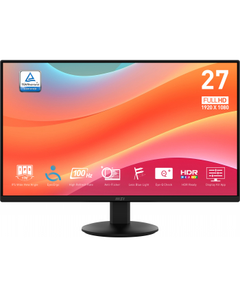 MSI PRO MP272L 27inch IPS FHD 250cd/m2 100Hz 4ms HDMI DP nr 2