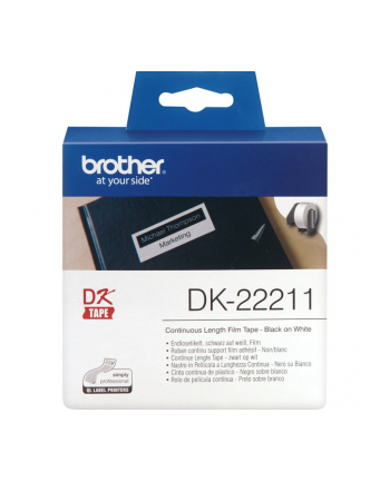 BROTHER DK22211 Bczerwonyher szalacimke, film, 29mm, feher