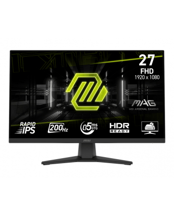 MSI MAG 272F 27inch Rapid IPS FHD 16:9 200Hz 300cd/m2 0.5ms HDMI 2.0 DP 1.2a nr 1