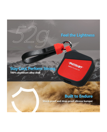 PATRIOT MEMORY External SSD PDP31 1TB M.2 2230 Type-C 1000MBS/1000MBS nr 2