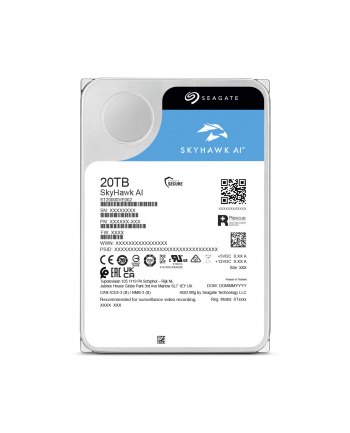 SEAGATE Skyhawk AI 20TB HDD SATA 6Gb/s 512MB cache 3.5inch CMR Helium