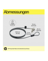 hp inc. HP Essential Nano Combination Cable Lock - nr 4
