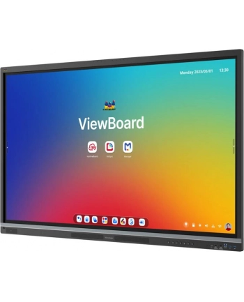 VIEWSONIC ViewBoard 51 serie 65inch UHD Touch IR 450nits 2x25W+20W sub + 8-array mic 3xUSB-C 16/128GB System Android 14 EDLA certified