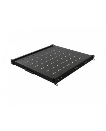 LANBERG Sliding shelf for 19inch rack cabinets 500mm black 1U/445X500MM load capacity up to 35kg