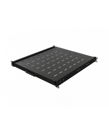 LANBERG Sliding shelf for 19inch rack cabinets 500mm black 1U/445X500MM load capacity up to 35kg