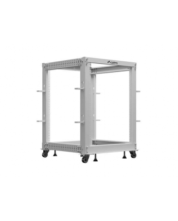 LANBERG Open rack 19inch 15U 600X600-1100 adjustable grey nr 1