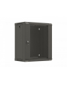 LANBERG Rack cabinet 19inch wall-mount 12U/540X350 flat pack with glass door black - nr 2