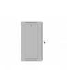 LANBERG Rack cabinet 19inch wall-mount 12U/540X350 flat pack with glass door grey - nr 10