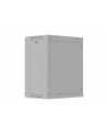 LANBERG Rack cabinet 19inch wall-mount 12U/540X350 flat pack with glass door grey - nr 15