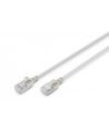 DIGITUS CAT 6A F-FTP Slim Patch cord Cu LSZH AWG 32/7 length 1m Grey - nr 1