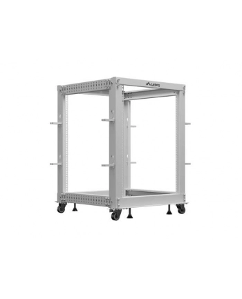 LANBERG Open rack 19inch 15U 600X600-1100 adjustable grey