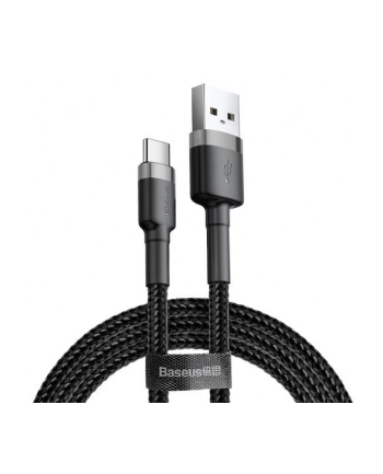BASEUS KABEL USB DO USB-C CAFULE 3A 1M SZARO-CZARN