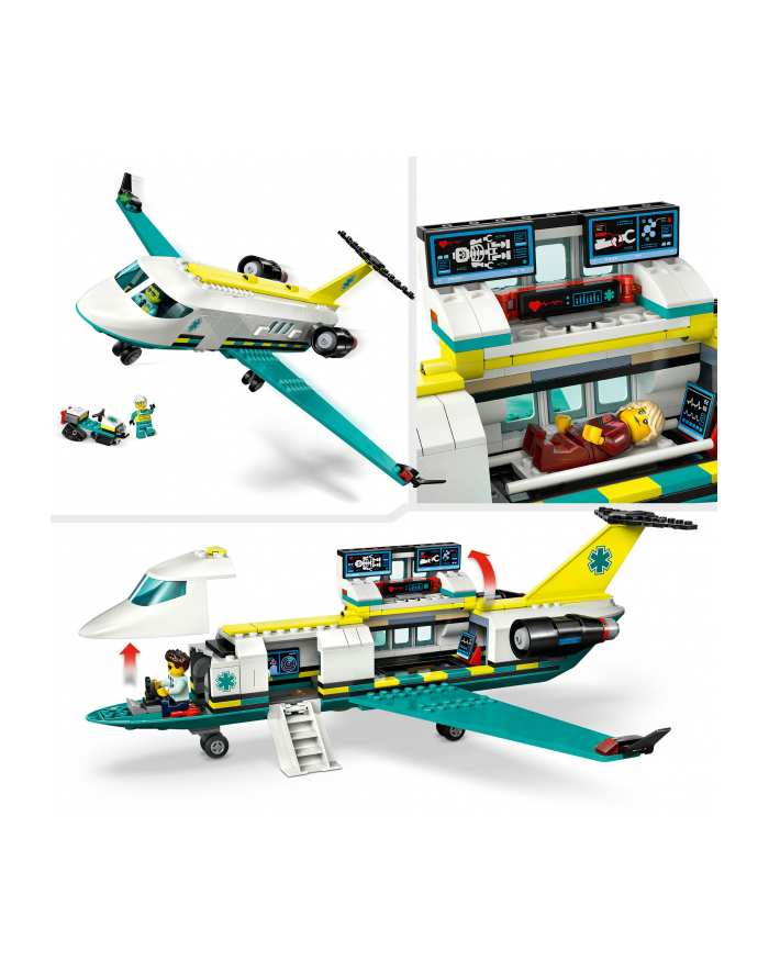 LEGO City 60465 Samolot pogotowia ratunkowego główny