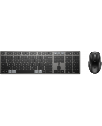 hewlett-packard Zestaw klawiatura + mysz HP 720 Multi-Device Rechargeable Wireless Keyboard and Mouse Combo bezprzewodowe z akumulatorem czarne 9T5A9AA