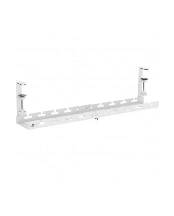 MACLEAN ORGANIZER PODBIURKOWY NA KABLE, MAX OBCIĄŻENIE 5KG, MAX 728MM, BIAŁY MC-103 W