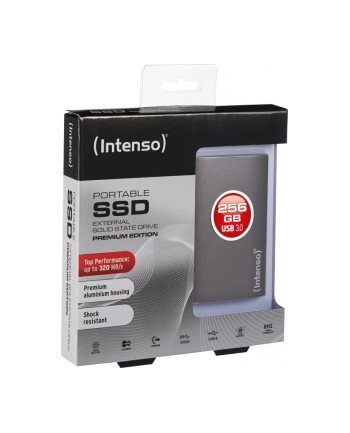 Dysk zewnętrzny  INTENSO Premium Edition 3823440 (256 GB; 18'';; USB 30; kolor antracyt)