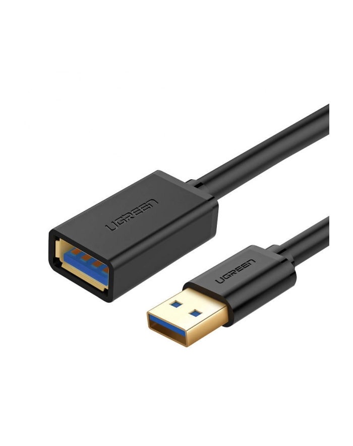 Ugreen kabel przedłużacz przejściówka USB 30 (żeński)-USB 30 (męski) 1m (czarny) główny