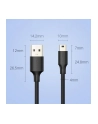 Ugreen kabel USB - mini USB 480 Mbps 2m US132 (czarny) - nr 17