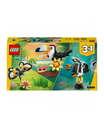 LEGO Creator 3w1 31173 Dzikie zwierzęta: Tropikalny tukan
