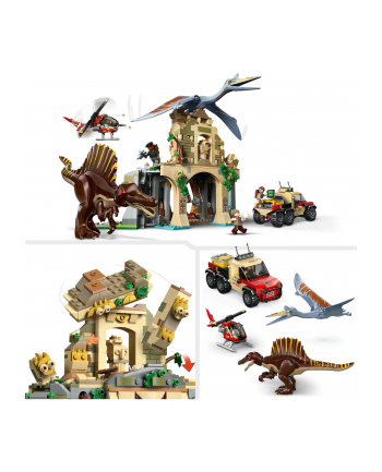 LEGO Jurassic World 76976 Powietrzna misja z kecalkoatlem i spinozaurem