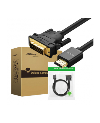 Ugreen kabel HD106 DVI 24+1 pin/HDMI FHD 60Hz 15m (czarny)