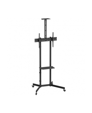 MACLEAN STAND / WÓZEK DO TV, PÓŁKA NA KAMERĘ, NA KÓŁKACH, 37-70'';, MAX OBCIĄŻENIE 45KG/5KG PÓŁKA, MAX VESA 600X400 MC-113 B