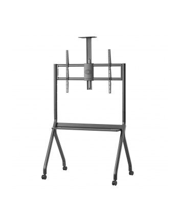 MACLEAN WÓZEK DO TV, PÓŁKA NA KAMERĘ, NA KÓŁKACH, 55-100'';, MAX OBCIĄŻENIE 120KG/10KG PÓŁKA, MAX VESA 900X600 MC-114 B