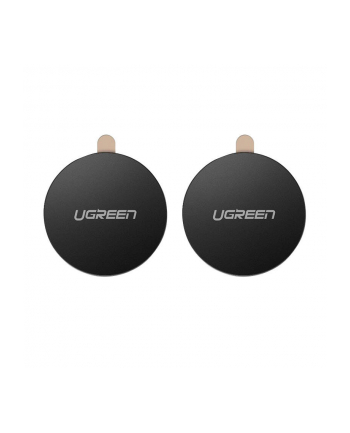 Ugreen płytki metalowe do uchwytów magnetycznych na telefon 2szt LP123 (czarne)