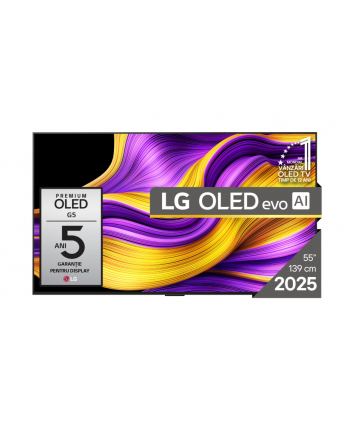 Telewizor LG OLED55G51LW OLED EVO 55'' 4K Ultra HD 165 Hz WebOS Dolby Atmos Czarny