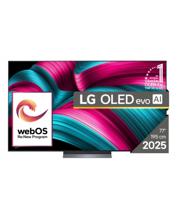 Telewizor LG OLED77C51LA OLED EVO 77' 4K Ultra HD 144 Hz WebOS Dolby Atmos Czarny