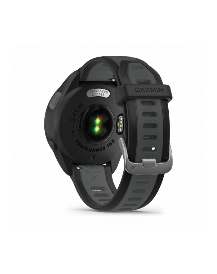 Zegarek sportowy Garmin Forerunner 165 Music AMOLED 43mm Black/­Slate Grey główny