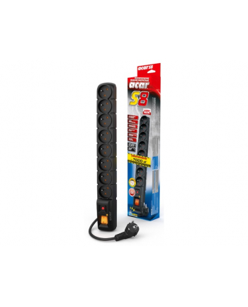 Listwa zasilająca Acar S8 (5m ; czarny)