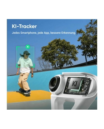 Insta360 Flow 2 AI Tracker Bundle (Stone Gray) - gimbal z modułem śledzenia AI