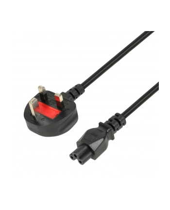 ibox KABEL ZASILAJĄCY I-BOX DO NOTEBOOKÓW (KONICZYNKA) VDE 3X0,75MM MIEDŹ WTYCZKA UK