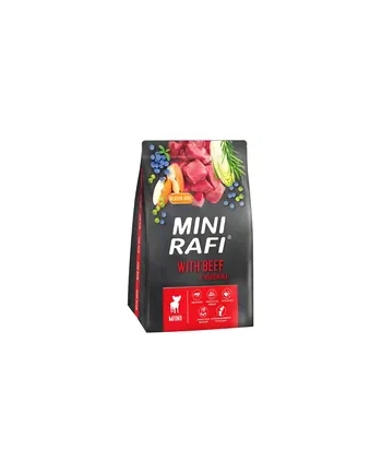 Dolina Noteci Mini Rafi z wołowiną karma sucha dla psa 3kg