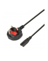 KABEL ZASILAJĄCY IBOX EURO 2-PIN AUDIO-RTV VDE 3X0,75MM MIEDŹ WTYCZKA UK - nr 1